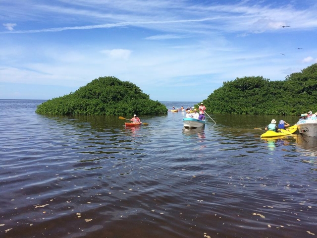 kayakeando con guias